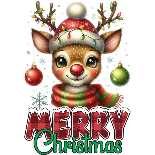 Merry Christmas Reindeer Thumbnail