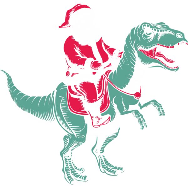20012549   Santa On Dinosaur Thumbnail