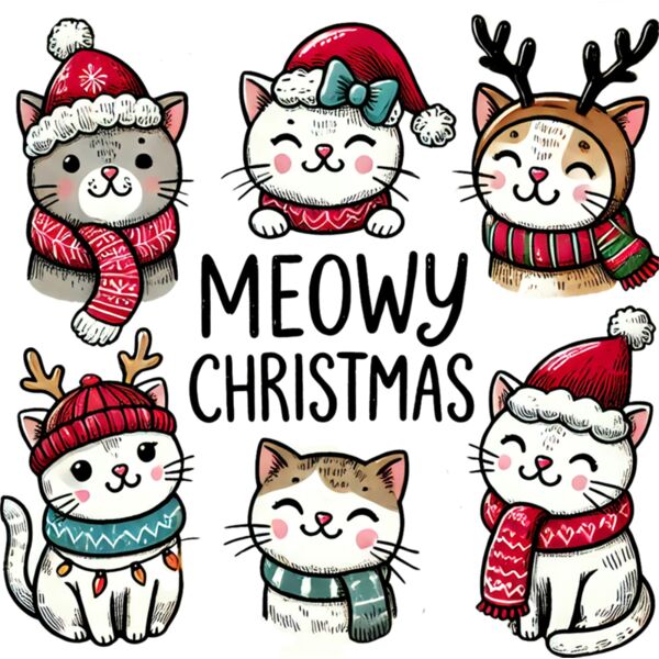 Meowy Christmas Png Thumbnail