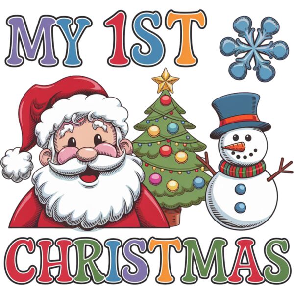 my 1st christmas PNG Christmas Funny T Shirt  2  Thumbnail