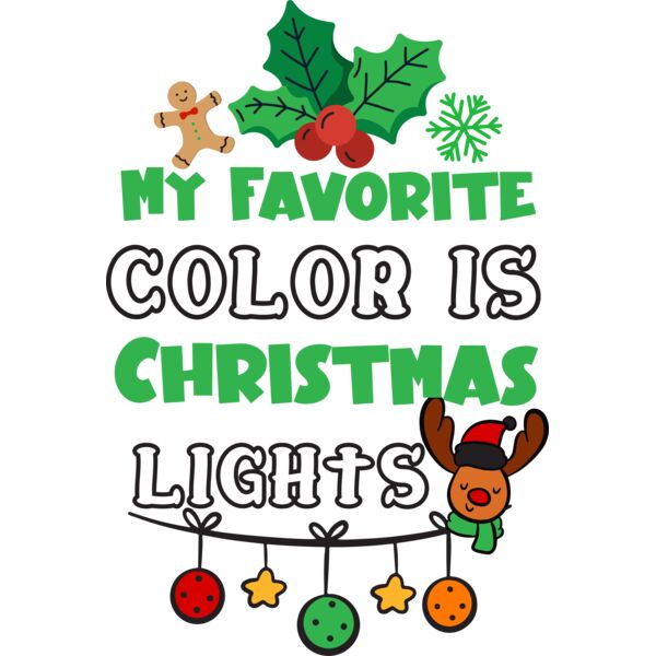 My Favorite Color is  Christmas Lights 23 01 Thumbnail