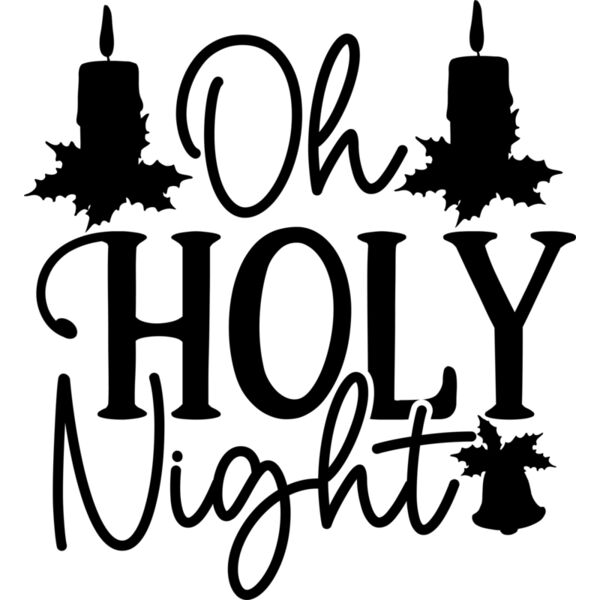 Oh Holy Night SVG Cut File 2 01 Thumbnail