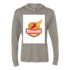 Unisex Triblend Hooded Long Sleeve Pullover T-Shirt Thumbnail
