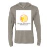 Unisex Triblend Hooded Long Sleeve Pullover T-Shirt Thumbnail