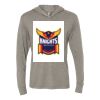 Unisex Triblend Hooded Long Sleeve Pullover T-Shirt Thumbnail