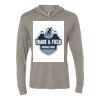 Unisex Triblend Hooded Long Sleeve Pullover T-Shirt Thumbnail