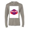 Unisex Triblend Hooded Long Sleeve Pullover T-Shirt Thumbnail