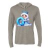Unisex Triblend Hooded Long Sleeve Pullover T-Shirt Thumbnail