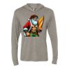 Unisex Triblend Hooded Long Sleeve Pullover T-Shirt Thumbnail
